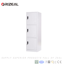 Orizeal Commercial elegant design compact laminate 3 tier used lockers for sale(OZ-OLK009)